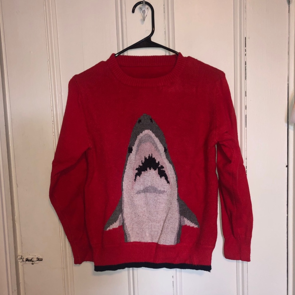 coach 1941 Intarsia Shark Cashmere Sweater